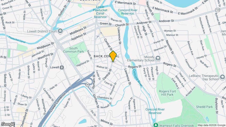 738 Central St Map and Location Details