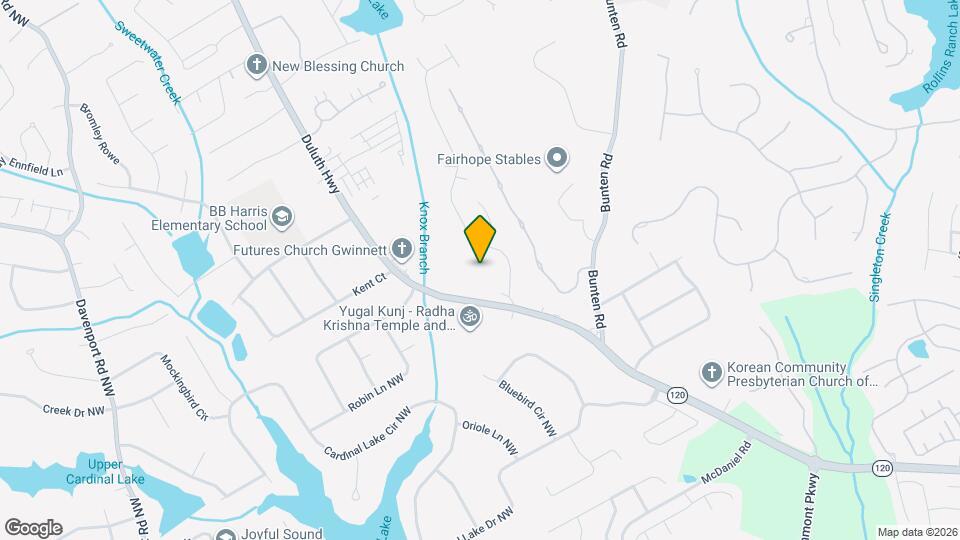 2994 Hickory Run Cir NW Mapa y Detalles de la Ubicación