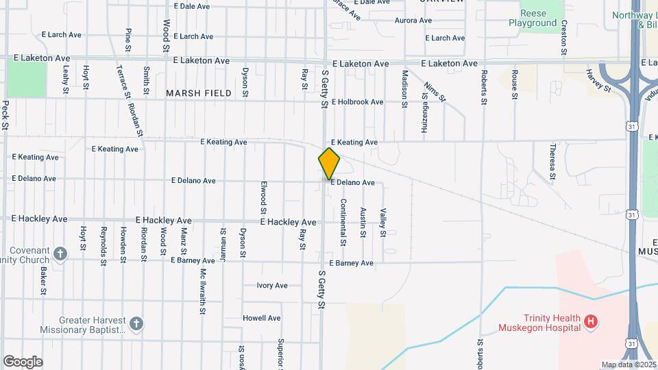2121-2115 S Getty St Mapa y Detalles de la Ubicación