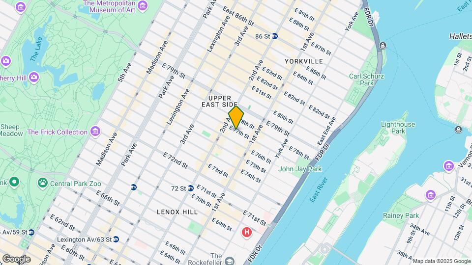 324 E 77th St Mapa y Detalles de la Ubicación
