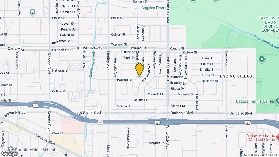 17900 Hatteras St Mapa y Detalles de la Ubicación