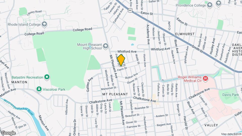 119 Farm St Mapa y Detalles de la Ubicación