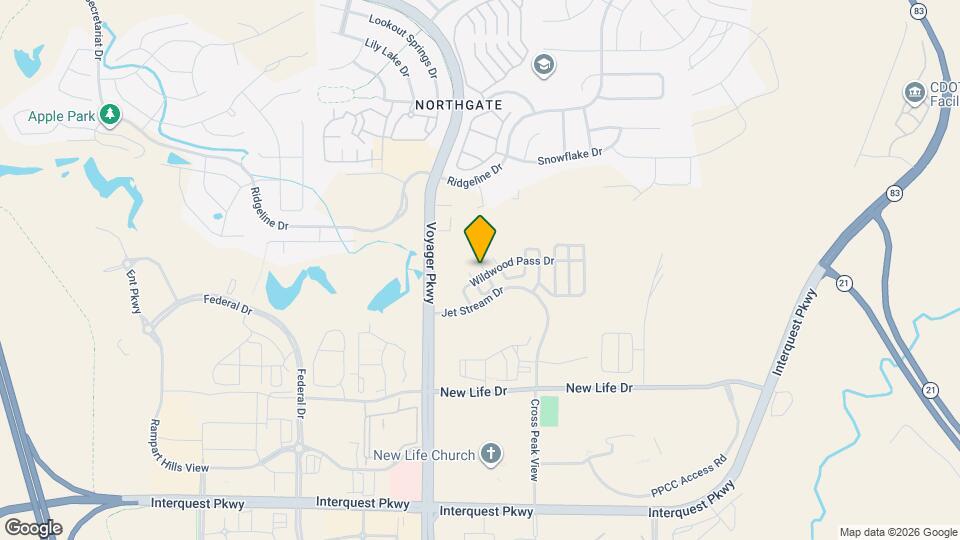 1782 Wildwood Pass Dr Map and Location Details