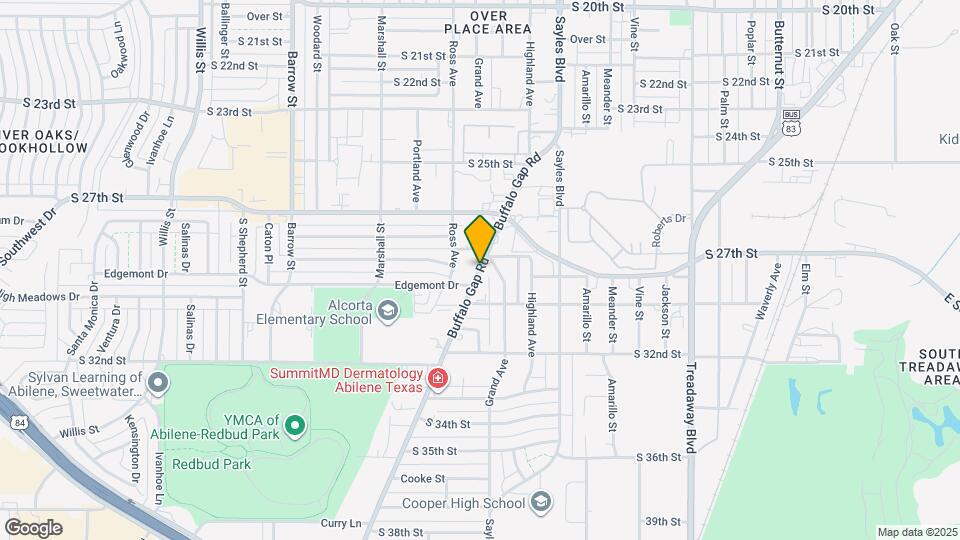 2848 Buffalo Gap Rd Map and Location Details