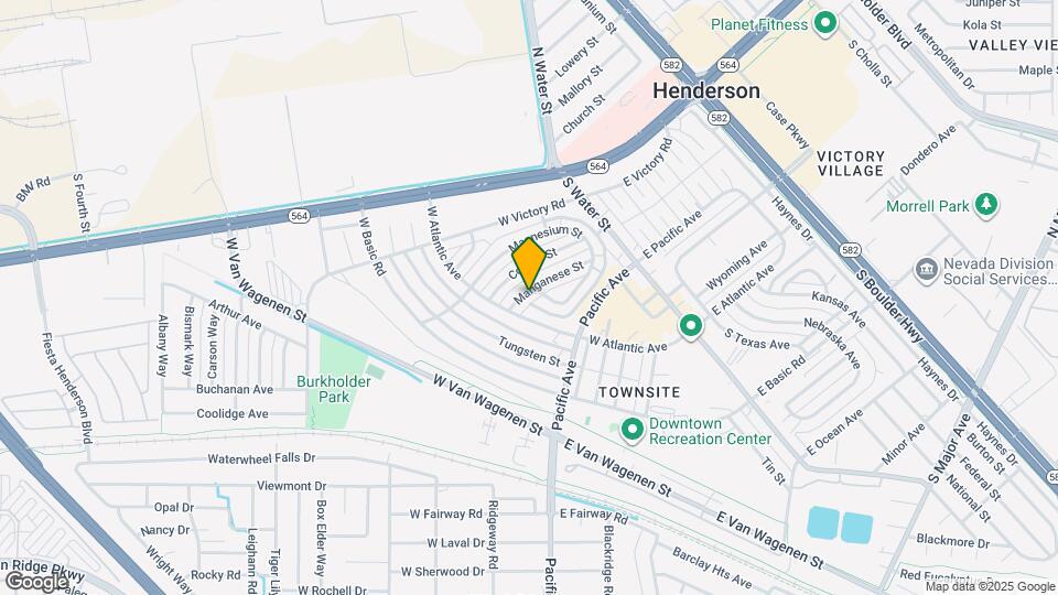 151 Manganese St Mapa y Detalles de la Ubicación