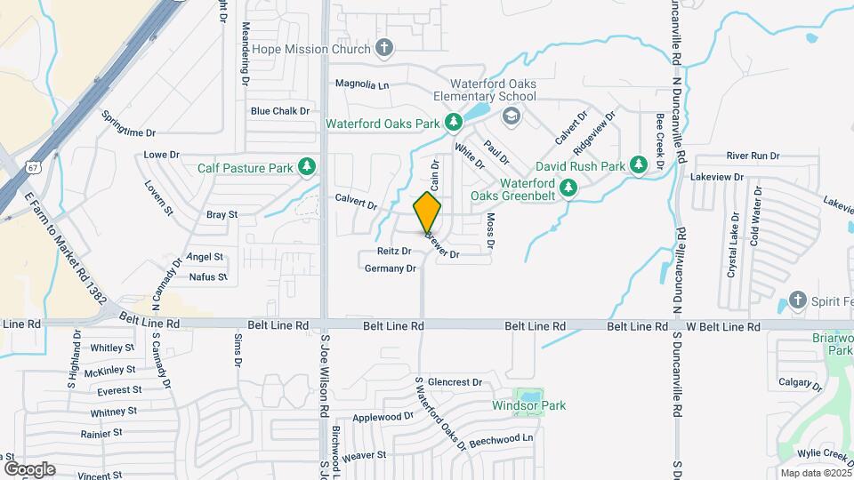 1117 Brewer Dr Map and Location Details