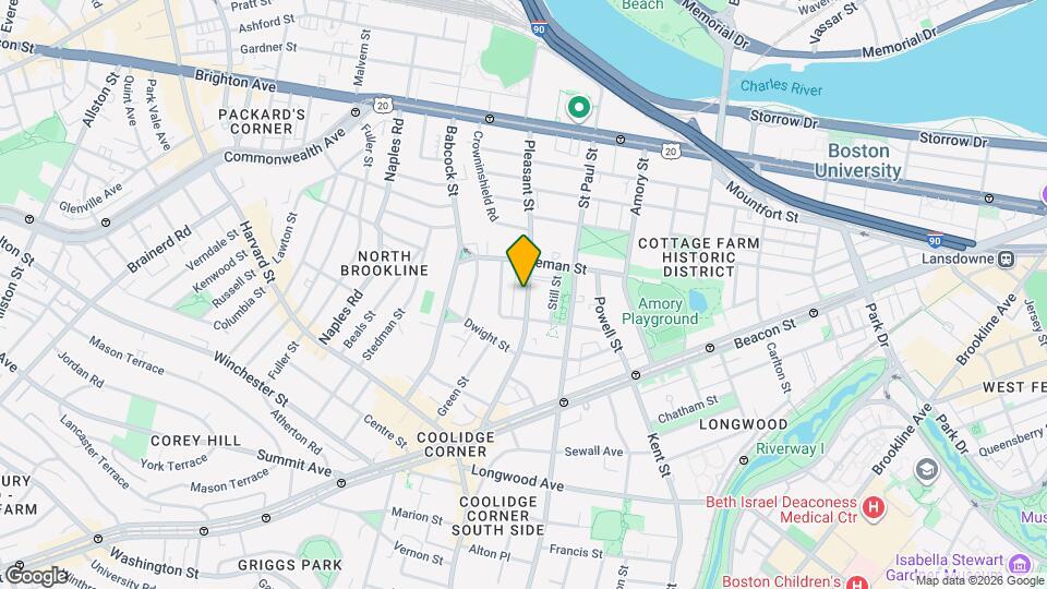 120 Pleasant St, Unit 3 Map and Location Details