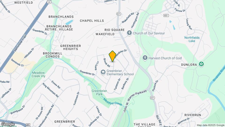 2219 Greenbrier Dr Map and Location Details