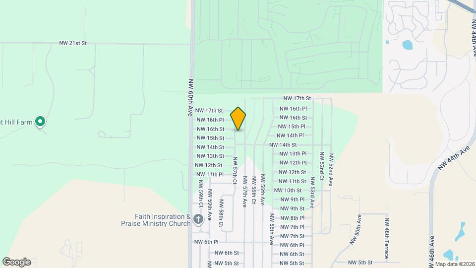 1551 NW 57th Ct Map and Location Details