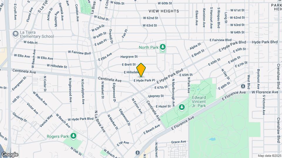 539 Hyde Park Pl Map and Location Details