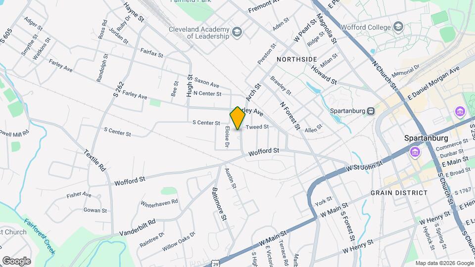 458 Arch St Map and Location Details