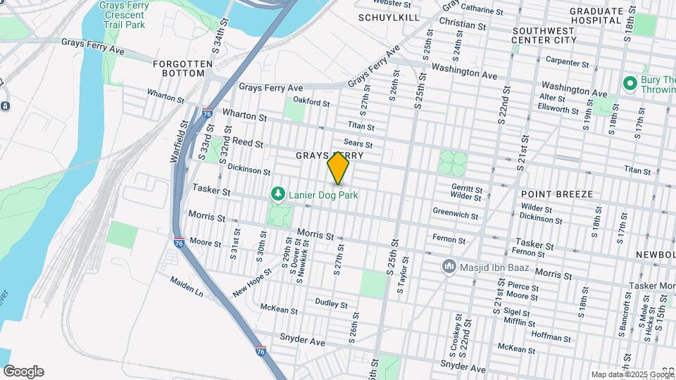 1506 S Etting St Map and Location Details