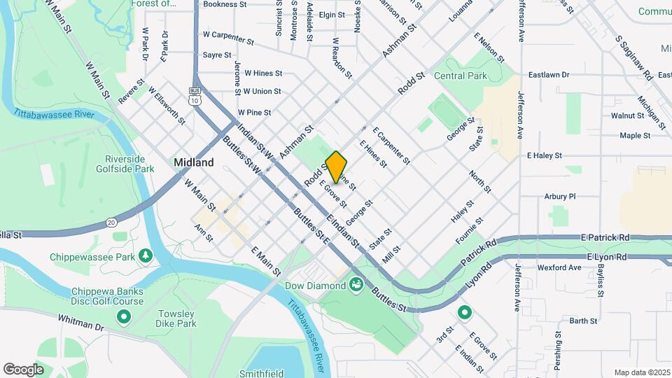 602 Townsend St, Unit 1 Map and Location Details
