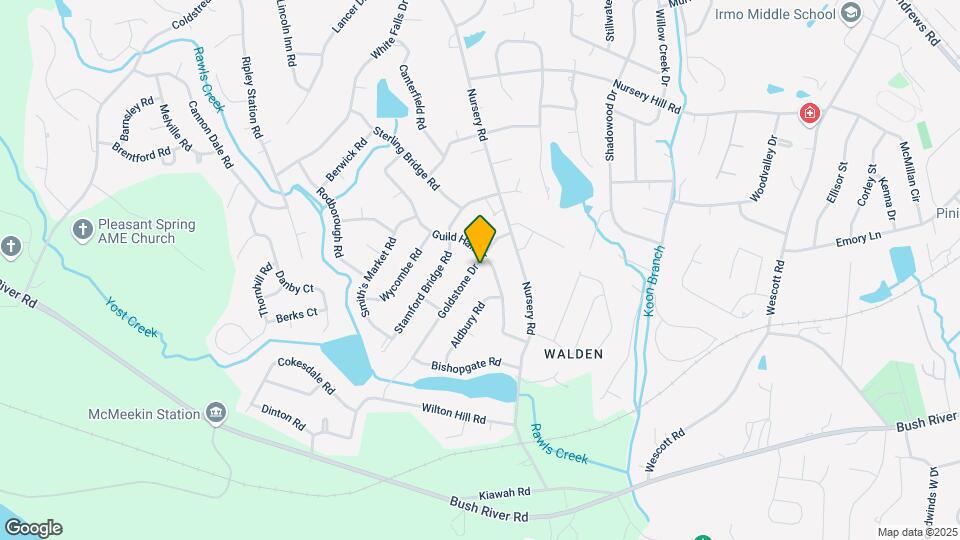 206 Goldstone Dr Map and Location Details