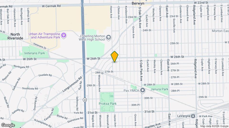 2619 Home Ave Map and Location Details