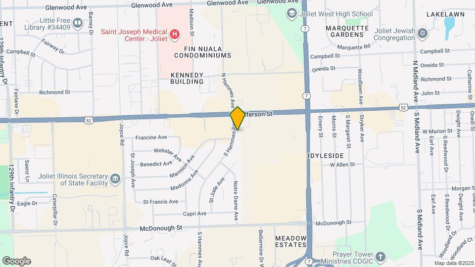 16 S Hammes Ave Map and Location Details