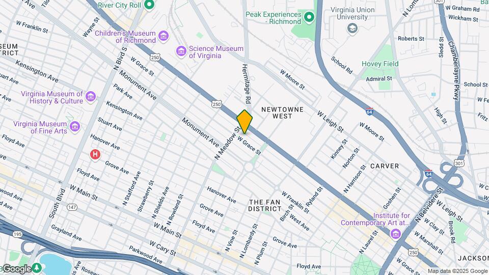 1830 W Grace St Map and Location Details