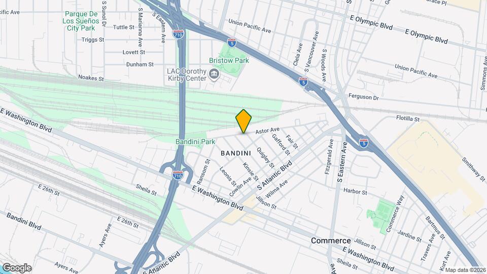 4912 Astor Ave Map and Location Details