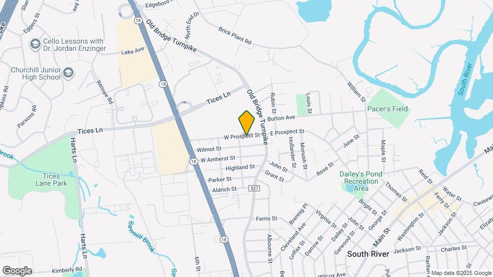 19 W Prospect St Map and Location Details