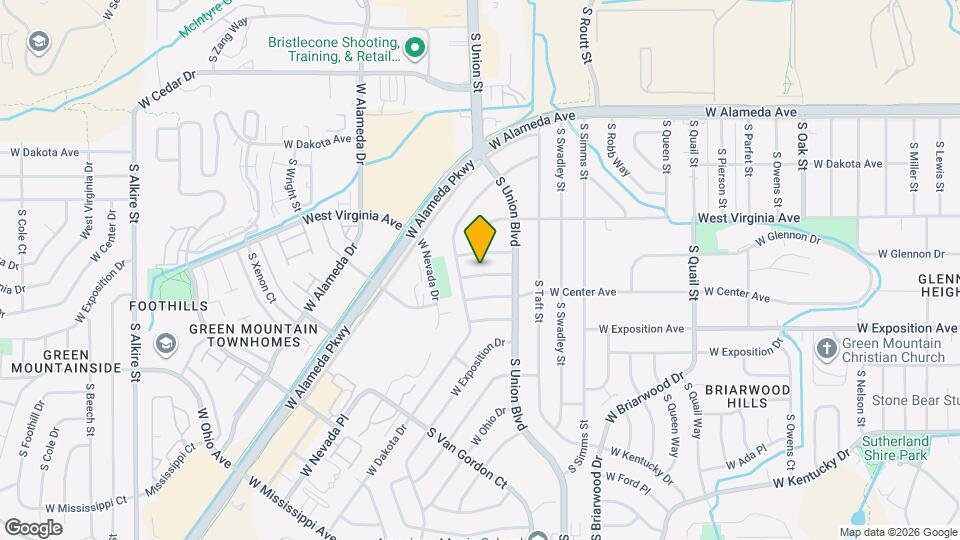 12067 W Virginia Dr Map and Location Details