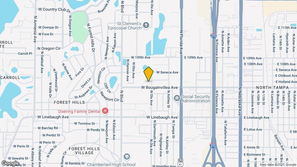 403 W Bougainvillea Ave Map and Location Details