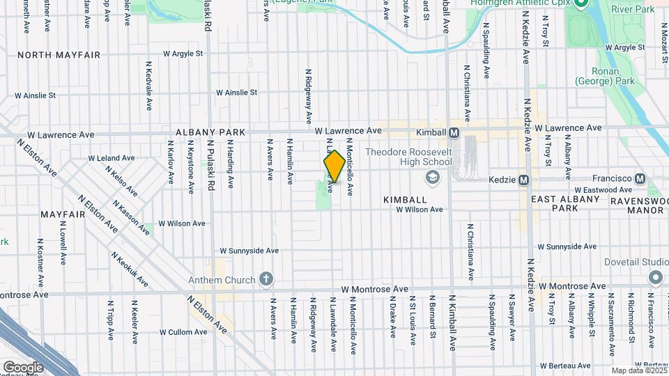 4633-4635 N Lawndale Ave Map and Location Details