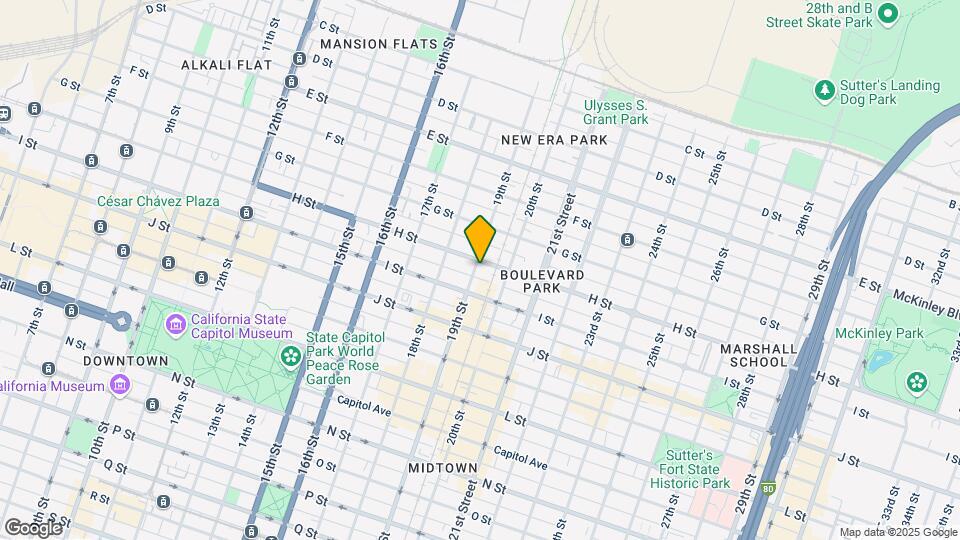 1900 H St Map and Location Details