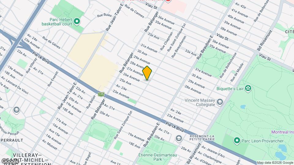 4355 Saint-Zotique Rue E Map and Location Details