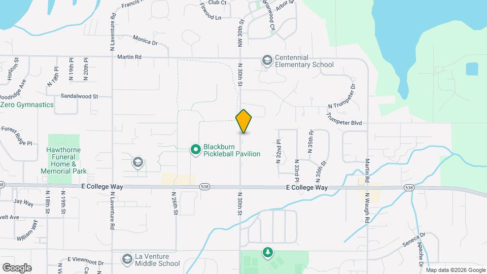 2002 N 30th St Map and Location Details