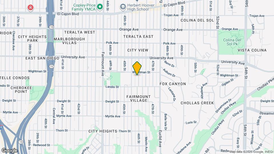 3766 46th St Map and Location Details