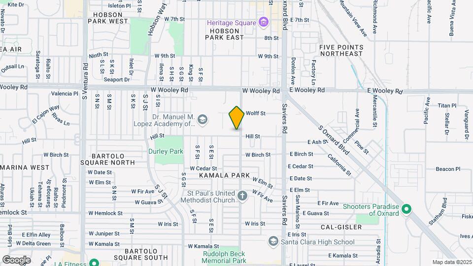 1273 S C St Map and Location Details