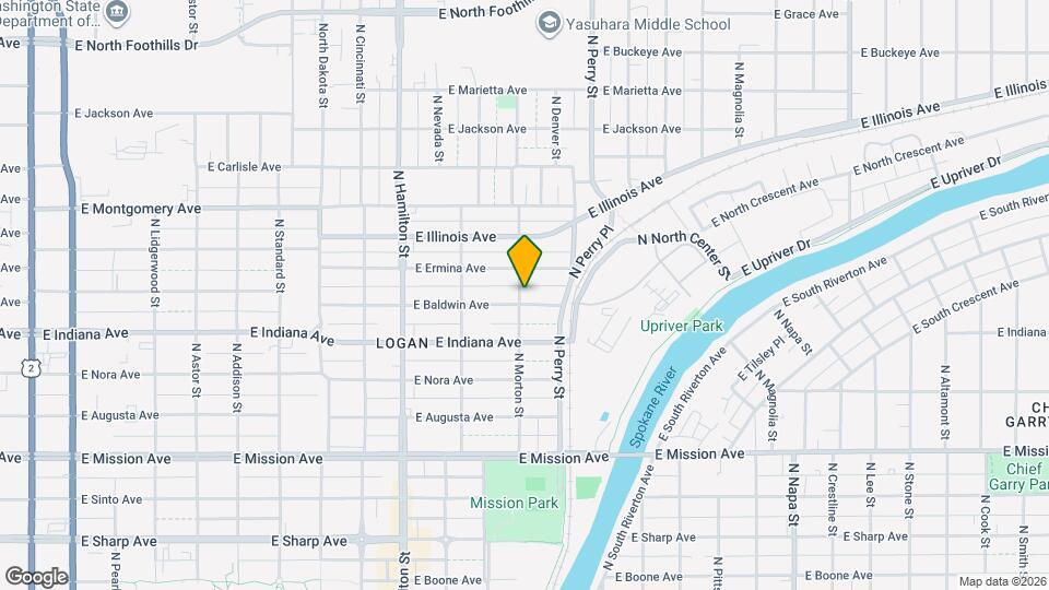 1201 E Baldwin Ave Map and Location Details