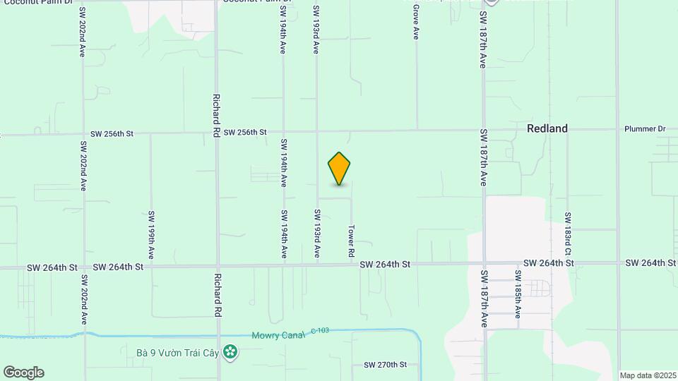 19255 SW 260th St Mapa y Detalles de la Ubicación