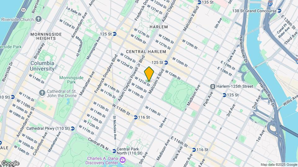 101 W 121st St Mapa y Detalles de la Ubicación
