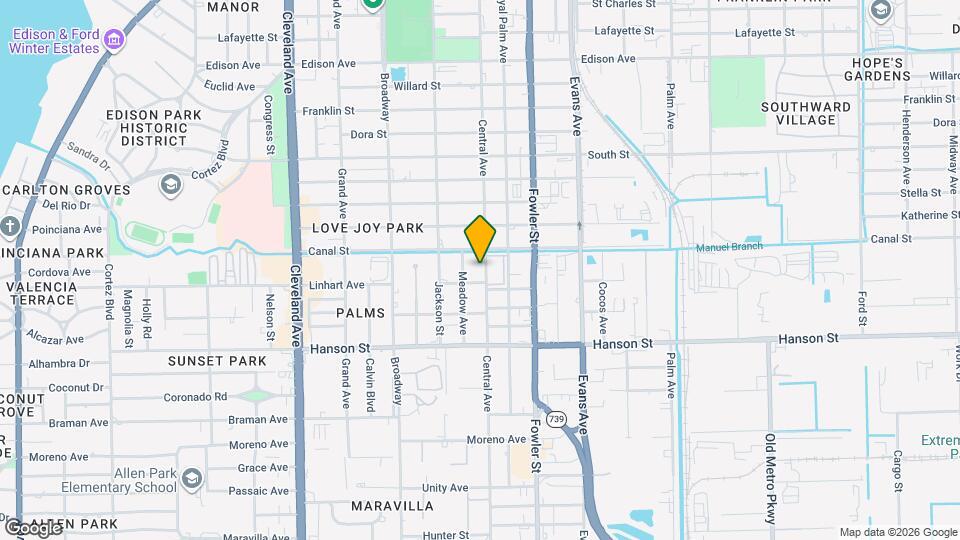 2828 Central Ave Map and Location Details