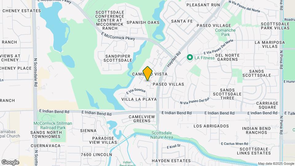 7000 N Vía Camello Del Sur Mapa y Detalles de la Ubicación