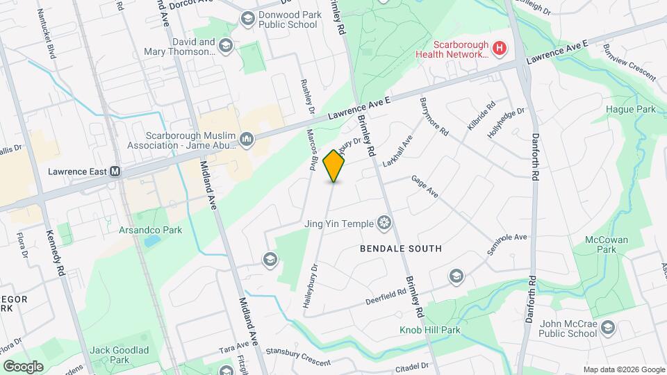 111 Haileybury Dr Map and Location Details