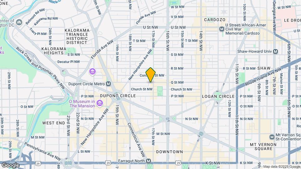 1702 Q St NW Map and Location Details