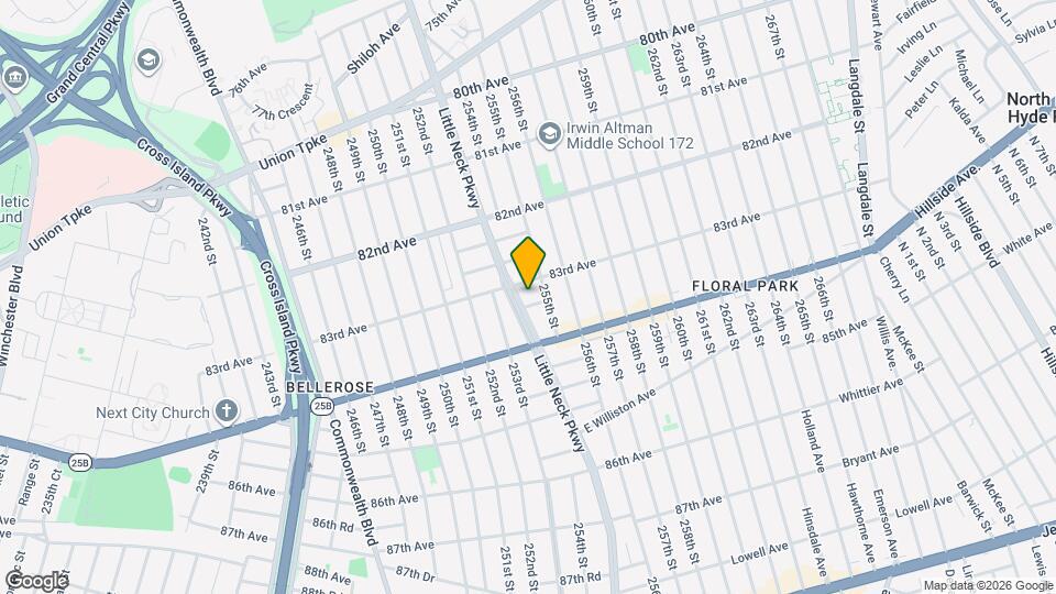 83-15 Little Neck Pkwy Map and Location Details