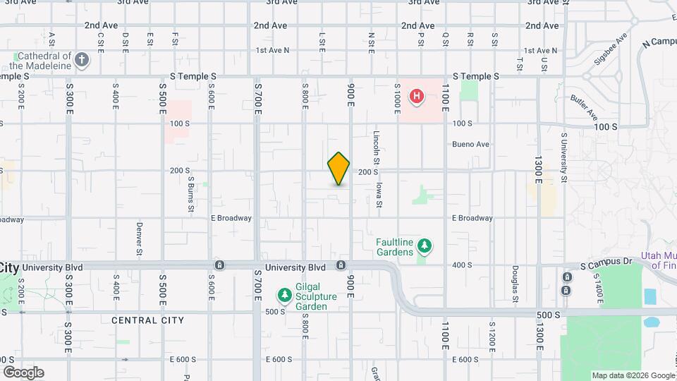 862 E Menlo Ave Map and Location Details