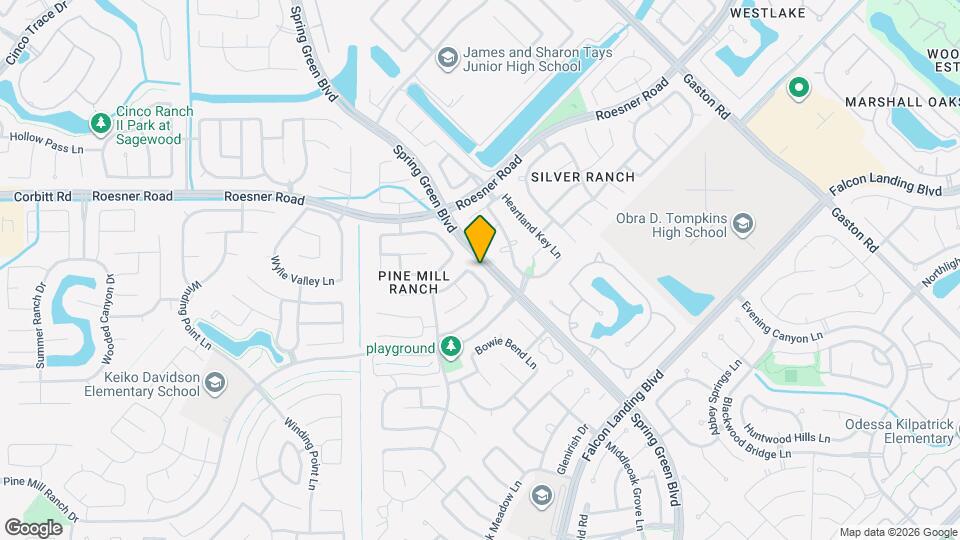 3611 Rocky Ledge Ln Map and Location Details
