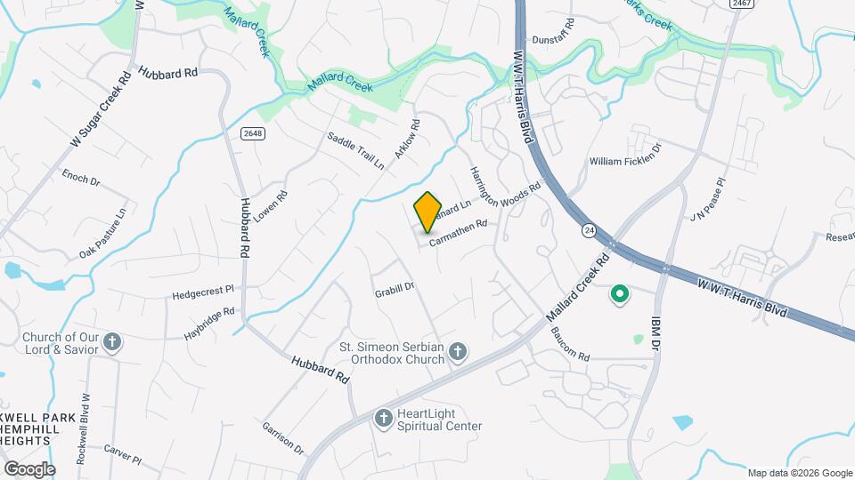 2536 Carmathen Rd Map and Location Details