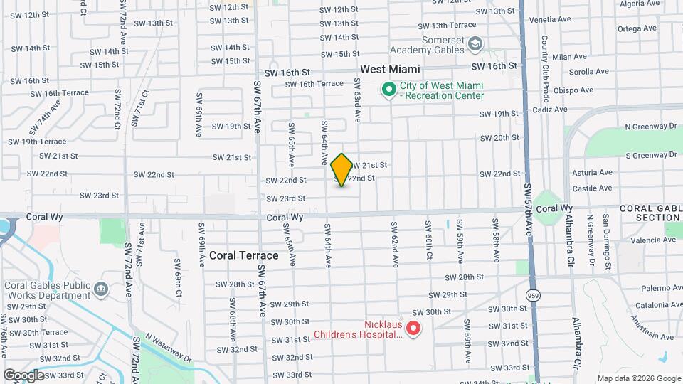 6355 SW 23rd St Map and Location Details