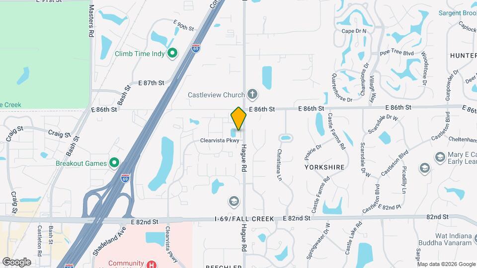 8512 Hague Rd Map and Location Details