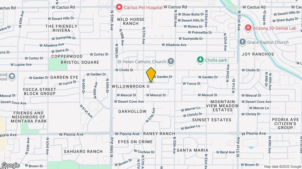 5625 W Yucca St Map and Location Details