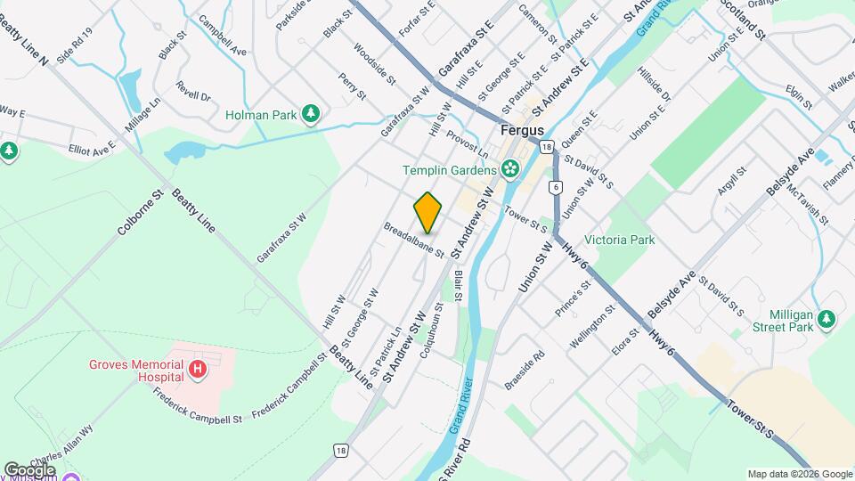 489 St Patrick St W Map and Location Details