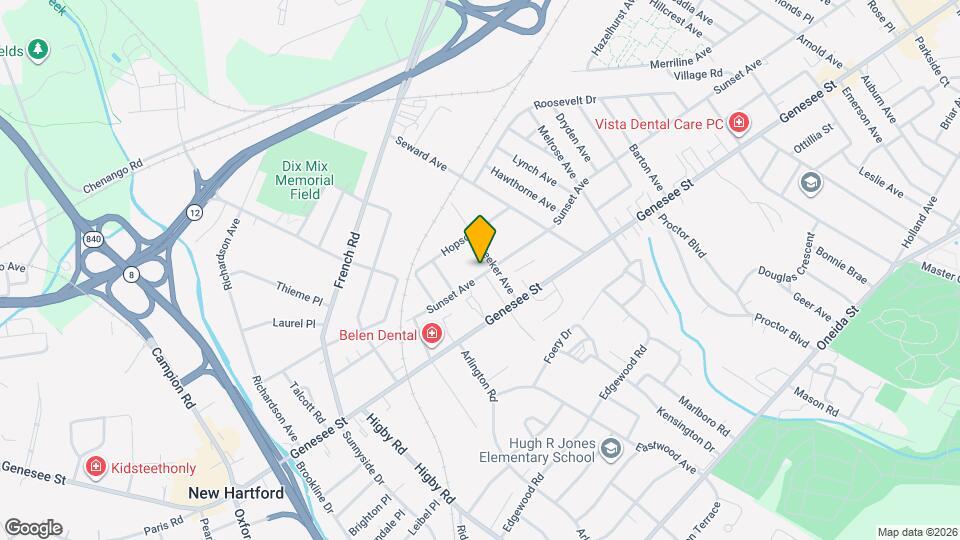 2604 Sunset Ave Map and Location Details