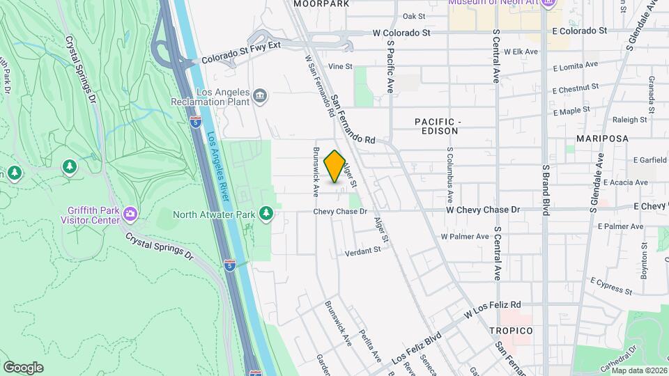 4133 Bemis St Map and Location Details