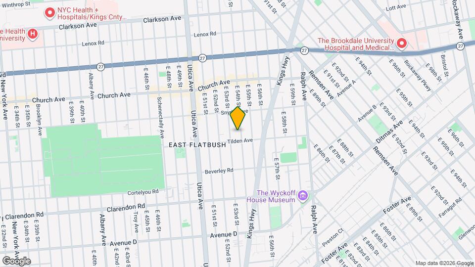 404 E 54th St Map and Location Details