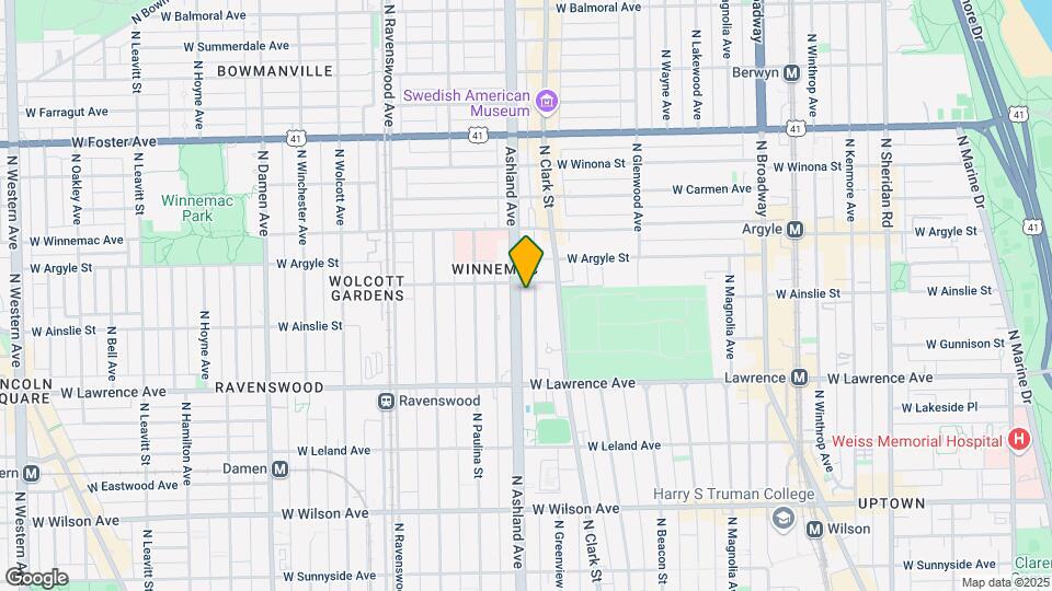 4889 N Ashland Ave Mapa y Detalles de la Ubicación